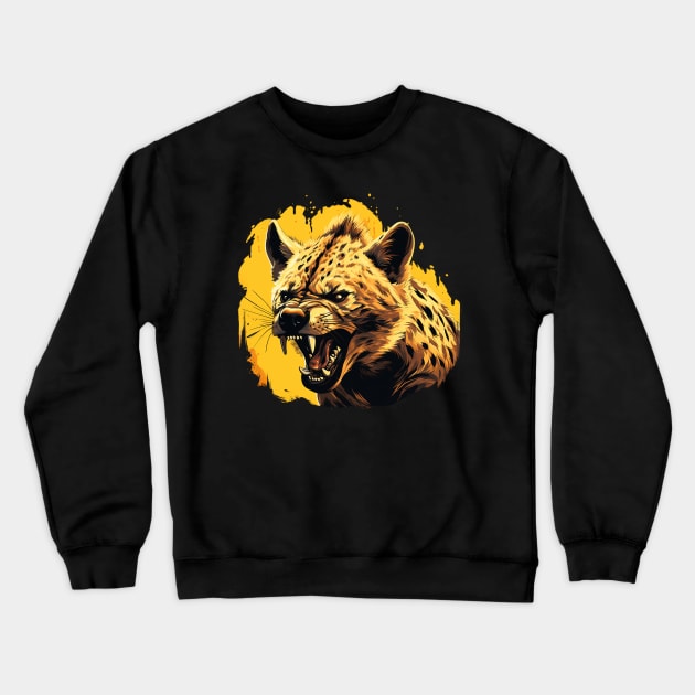 hyena Crewneck Sweatshirt by piratesnow